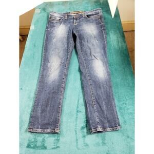 Gap Jeans Size 12 Womens Blue Pants Stretch Mid Rise Denim Mid Rise Skinny